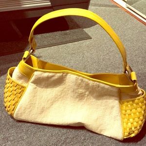Kenneth Cole yellow handbag